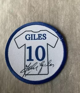 Patch cucita firmata Johnny Giles Leeds United - Foto 1 di 1