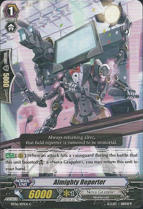 4 x Almighty Reporter - BT06/107EN - C Near Mint / Mint, English - Image 1 of 1