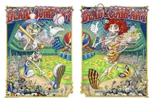 Dead & Company - Fenway Night #1 & #2" SET - #/50 - Uncut - Aj Masthay - Bild 1 von 1