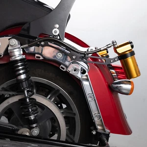 MOFUN Remote Reservoir Rear Suspension Shocks For Most Harley Touring 2014-2024 - Picture 1 of 9