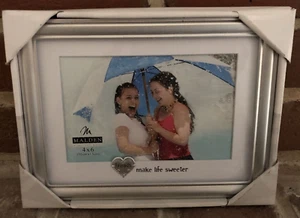 Malden Friends Frame 4x6 NEW Home Decor Accent Gift Silver - Picture 1 of 6