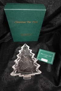 Marquis by Waterford Crystal Christmas tree dish - Picture 1 of 10