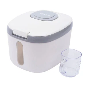 Kitchen Grain Storage Rice Bucket Food Storage Container Airtight Rice Dispenser - Picture 1 of 12