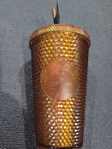 Starbucks 2021 Edizione Limitata 50° Anniversario Borchia Oro 16 oz. Bicchiere - Foto 1 di 4