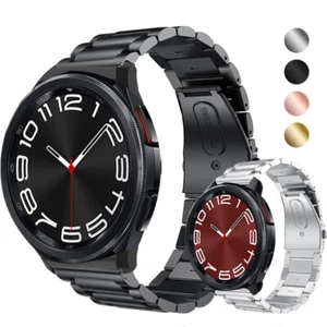 Für Samsung Galaxy Watch 4 6 7 FE 40/44mm 5 Pro Classic Edelstahl Metall Armband - Bild 1 von 69