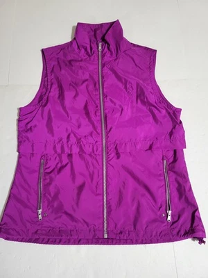(#1) Chaleco POLO GOLF Ralph Lauren Cremallera Completa Sin Mangas Púrpura Talla Para Mujer Pequeño  Foto 1 de 4
