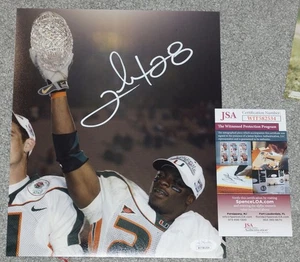 CLINTON PORTIS Signed UM MIAMI HURRICANES 8x10 Photo + JSA COA 582534 - Picture 1 of 1