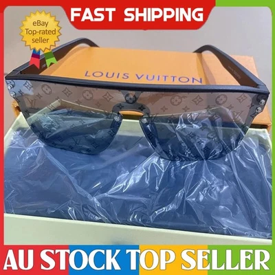 Sunglasses)Top Fashion Shield Large UV Protection Rimless Shades for Women  Men Foto 1 de 4