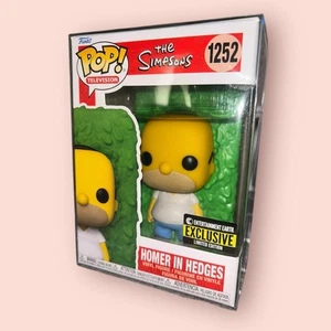 Funko Pop! Vinyl: The Simpsons - Homer in Hedges Exclusive #1252 W/ Protector - Picture 1 of 8