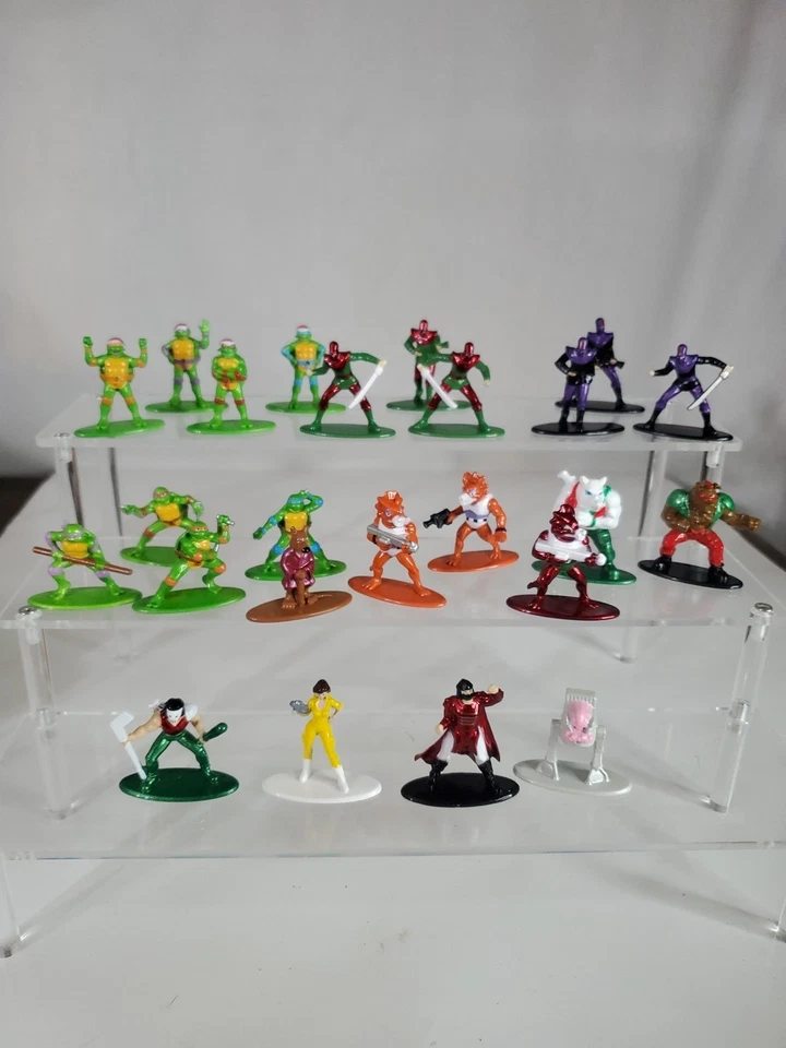 Viacom Metalfigs Teenage Mutant Ninja Turtles Diecast Advent Figures Complete  - Image 1 of 4
