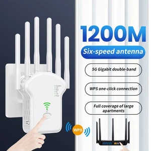 Rallonge de portée WiFi extendeur Internet sans fil amplificateur WiFi portable - Photo 1/14