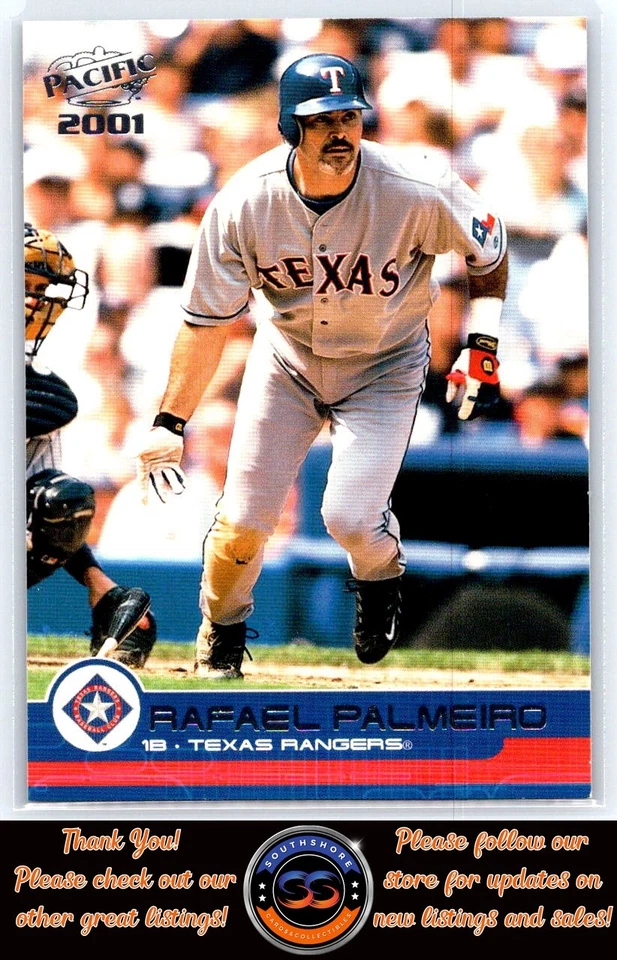 Rafael Palmeiro 2001 Pacific #431 Texas Rangers - Image 1 of 2