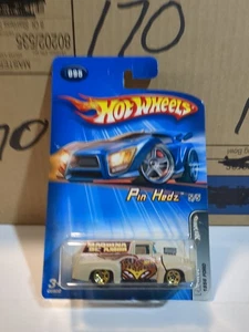 Ford Primer 2005 Hot Wheels #95 Pin Hedz 5/5 1956 gris con ruedas doradas de 5 radios  - Imagen 1 de 6