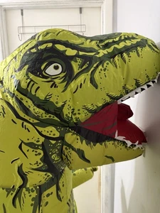 7ft Realistic T-Rex Inflatable Costume Dinosaur Jumpsuit Adult Fun Cosplay Party - Picture 1 of 18