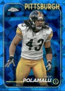 Troy Polamalu - 2024-25 Topps Chrome Sapphire Football #162 - Bild 1 von 2