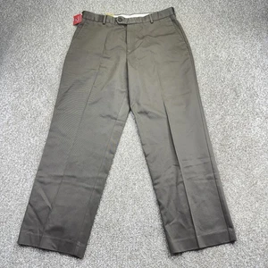 NEU Dockers Never Iron Baumwolle Khaki Hose Herren Größe 36x30 (eigentlich 35x29) Taupe - Bild 1 von 12