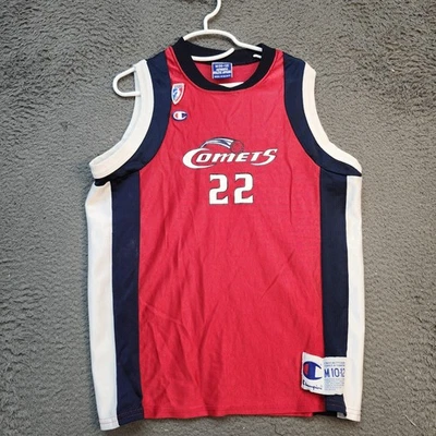 Houston Comets Jersey Youth Medium Red 22 Swoopes WNBA Basketball Shirt Champion - Image 1 of 4