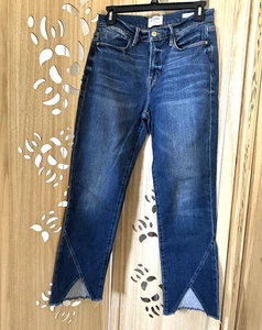 FRAME Women's Kingsway Le High Straight High Rise Jeans Size 27 Medium Wash - Picture 1 of 5