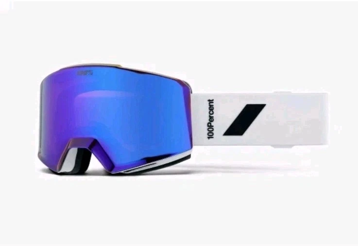 100 NORG HiPER Premium Protective Goggles White/Violet - Mirror Violet Lens
