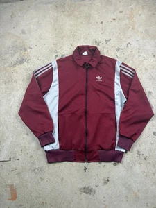 Vintage 80’s Adidas Full Zip Sweatshirt Men’s Size Large Collared - Picture 1 of 7