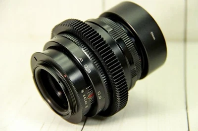 📷Jupiter-9 85mm f/2 M42 Lens w/ Canon EF Adapter – Soviet Portrait Lens - Image 1 of 4