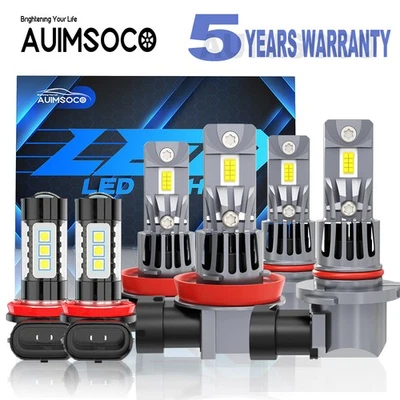 Faros LED delanteros Hi Lo antiniebla para Saturn Outlook 2007 2008 2009 2010 Foto 1 de 4