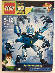 Lego Ben 10 Alien Force Spidermonkey (8409) NIB Sealed Brand New Retired Rare!!!