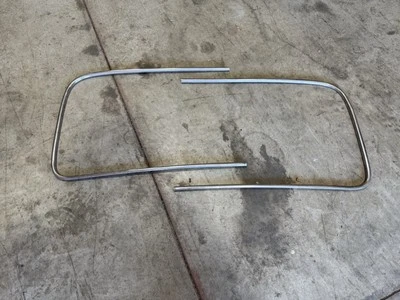 1942 1948 Ford Outside WINDSHIELD STAINLESS TRIM MOLDINGS Original pair - Image 1 of 4