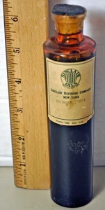 EARLY Sinclair Refining Oil Company cilindro venditore olio campione bottiglia - Foto 1 di 5