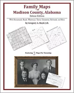Family Maps Madison County Alabama Genealogy AL Plat - Picture 1 of 1