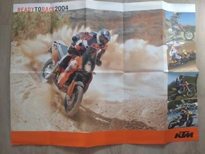 KTM Prospekt Poster 2004 Sportminicycles Motocross Enduro Adventure Onroad - Picture 1 of 2