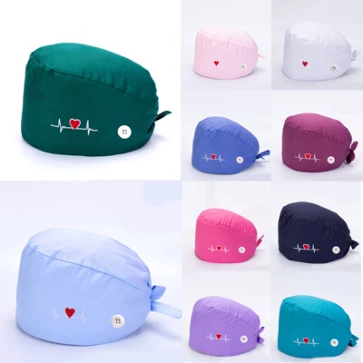 Op-Haube Aus Baumwolle Krankenschwestermütze Schweißabsorbierendes Handtuch ↑ - Bild 1 von 4