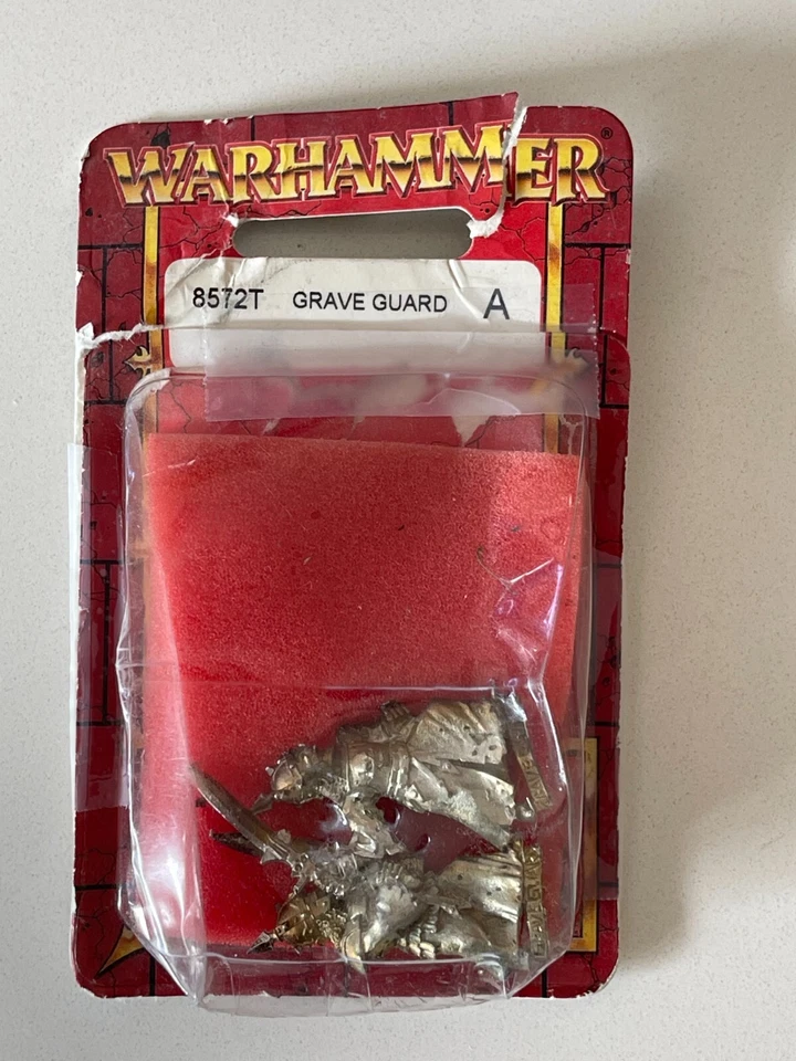 Vampire Counts Grave Guard | Warhammer The Old World Unopened OOP Metal Blister - Image 1 of 1