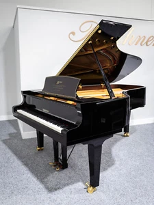 YAMAHA S7X GRAND PIANO MADE IN 2019. HIGH GLOSS BLACK 5 YEAR GUARANTEE. - Picture 1 of 8