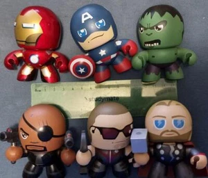 Mighty Muggs Marvel Loose Avengers Hulk Captain America Iron man Thor Hawkeye N - Picture 1 of 8