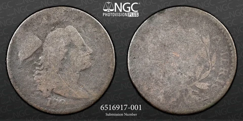 1794 1C LIBERTY CAPPED LARGE CENT  NGC FR DETAILS CORROSION #6516917-001 Cover