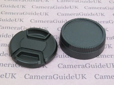 52mm Centre Pinch Front Lens Cap and Rear Lens Cap for Nikon F (AI) 52mm lenses - Image 1 of 4