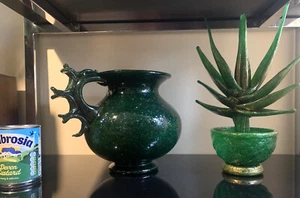 Eine sehr seltene Napoleone Martinuzzi grüne Pulegoso Vase 1930 um 1930 - Bild 1 von 12