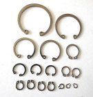 Lambretta . Stainless Steel Circlip Set For Gp, Li Sx And Tv Scooters