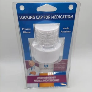 Tapa de bloqueo para portero de medicamentos combinación de 4 dígitos bloqueo en botella nueva - Imagen 1 de 4