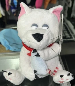 Gemmy Katze mit Maus tanzend singend miauend Jingle Bells animiert Plüsch selten! - Bild 1 von 7