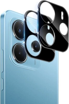 For Xiaomi Redmi Note 14 4G Camera Lens 9H Protector Rear Glass Cover Black - Image 1 of 4