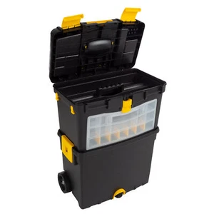 Heavy Duty Toolbox with Wheels Cart Rolling Tool Box with Drawers - Picture 1 of 3