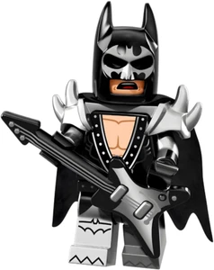 LEGO Batman Película Serie 1 Glam Metal Batman Minifigura (71017) Nuevo Retirado CMF - Imagen 1 de 2