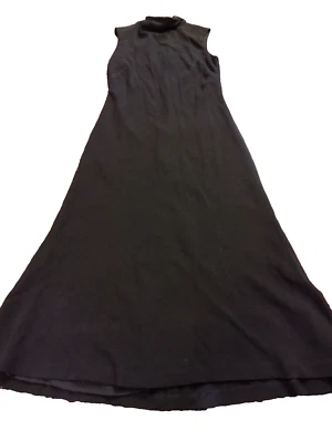 Maxi Vestido De Colección Años 90 Y2K Sin Mangas Cuello Alto Elegante Clásico Chic Ralph Lauren 6 Foto 1 de 4