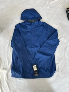 Tommy Hilfiger Men's Lightweight Breathable Waterproof Hooded Rain Jacket/Small - Picture 1 of 5