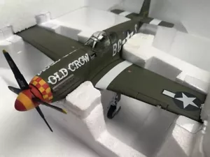 Franklin Mint P-51B Mustang US Army Air Force "Old Crow" Signed 1:48 B11E751 - Picture 1 of 7
