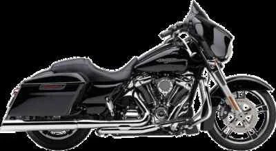 Глушитель надевающийся Cobra Chrome 4 дюйма 909 Uppercut Street Glide CVO 10-16 - Изображение 1 из 4