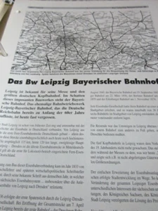 Operaciones ferroviarias con plano de vías N 16 Bw Leipzig Bayerischer Bahnhof 46S - Imagen 1 de 2