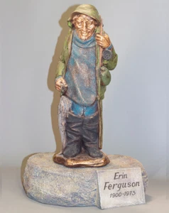 Besondere Urne Fischer Asche Einäscherung Statue Denkmal Erwachsene Mensch Reste groß - Bild 1 von 10